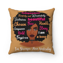 Load image into Gallery viewer, Independent Queen Spun Polyester Square Pillow