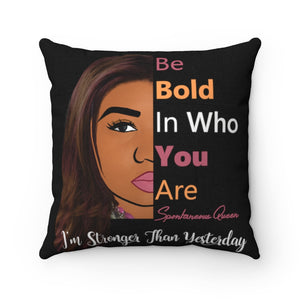 Bold Queen Spun Polyester Square Pillow